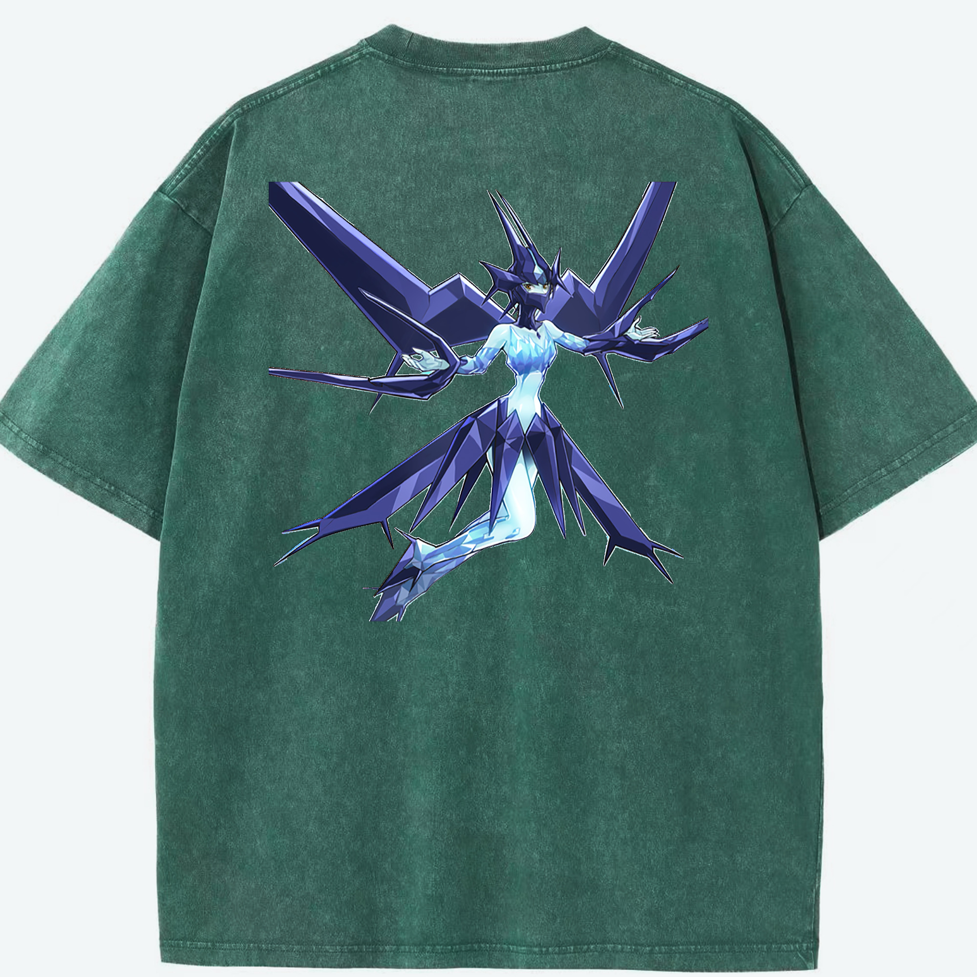 （画像用） 遊☆戯☆王 Yu-Gi-Oh! 綿100% ヴィンテージ風 半袖Tシャツ（背面プリント）